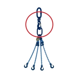 Přechodový závěs pro velké jeřábové háky